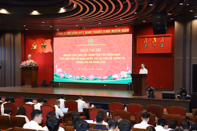 Quang cảnh hội nghị. (Ảnh: M.Đ)