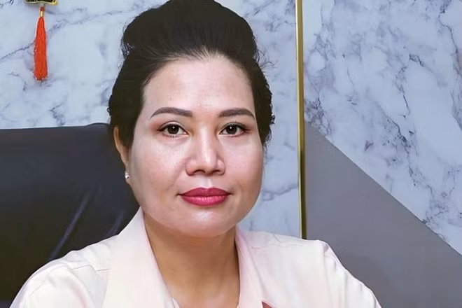 Lê Thúy Hằng, cựu Tổng giám đốc Công ty Vàng bạc đá quý Sài Gòn (SJC) trước khi bị truy tố.