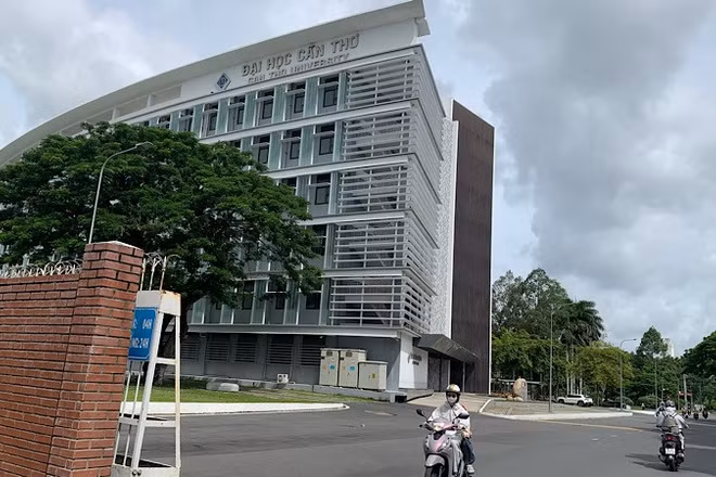 Một góc Đại học Cần Thơ.