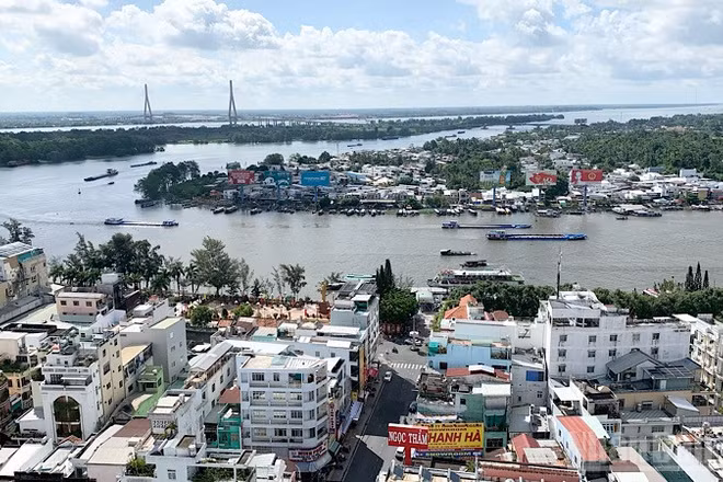 Một góc đô thị trung tâm thành phố Cần Thơ. (Ảnh: THANH TÂM)