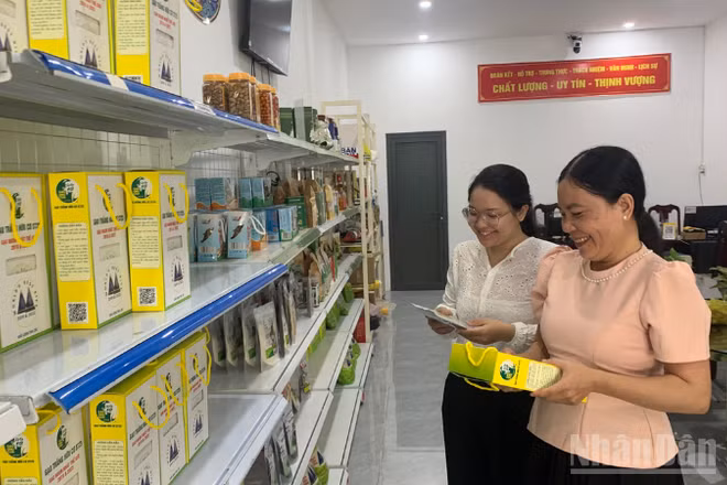 Người dân chọn mua sản phẩm OCOP thành phố Cần Thơ.
