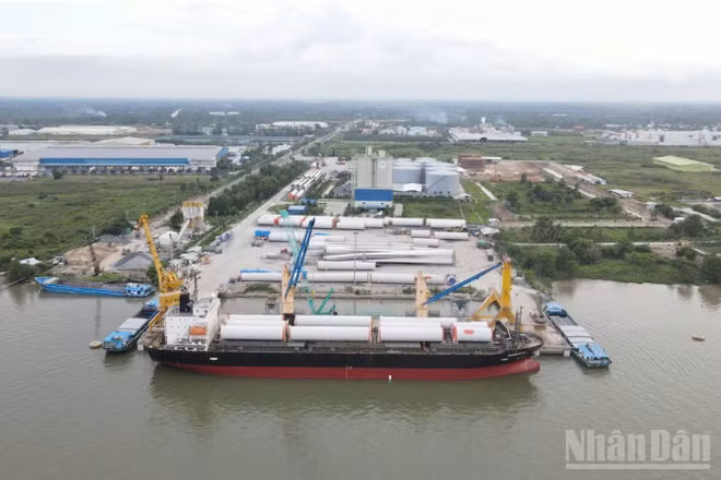 Một góc Khu công nghiệp Sông Hậu, thành phố Cần Thơ. (Ảnh: THANH TÂM)