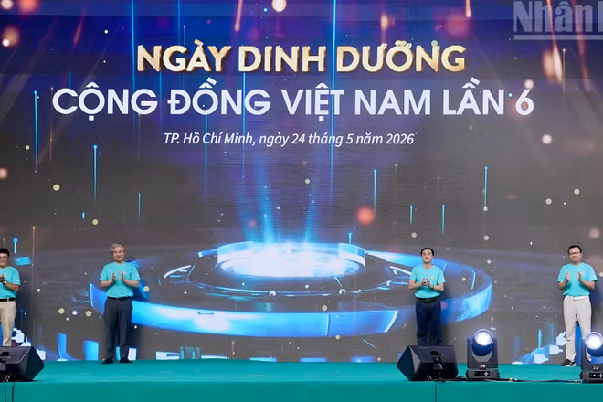 Khai mạc Ngày Dinh dưỡng cộng đồng Việt Nam lần thứ 6. (Ảnh: KHANG ANH)