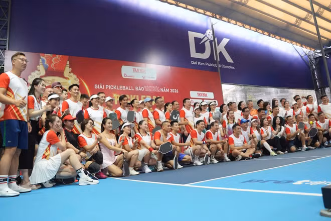 Gần 300 vận động viên tranh tài tại Giải “Pickleball Văn hóa Việt 2026”. (Ảnh: Ban tổ chức)