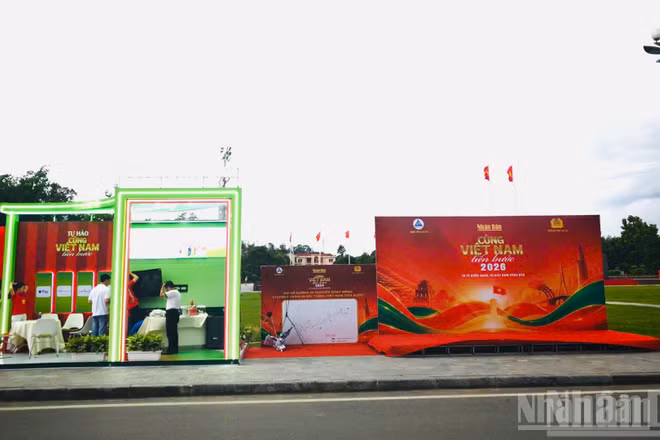 Quảng trường 19/8 Lào Cai chiều ngày 29/8.