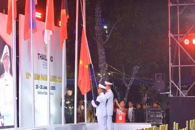 Lễ thượng cờ Đại hội Thể thao người khuyết tật Đông Nam Á lần thứ 13.