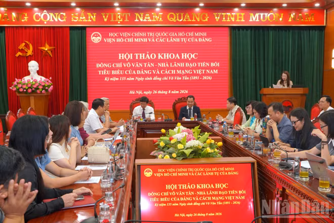 Quang cảnh hội thảo. (Ảnh: HẢI ĐĂNG)