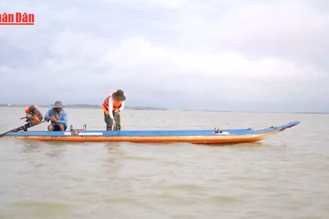 Kiểm tra chất lượng nước hồ Dầu Tiếng