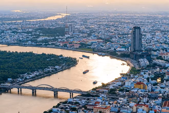 Châu thổ Cửu Long.