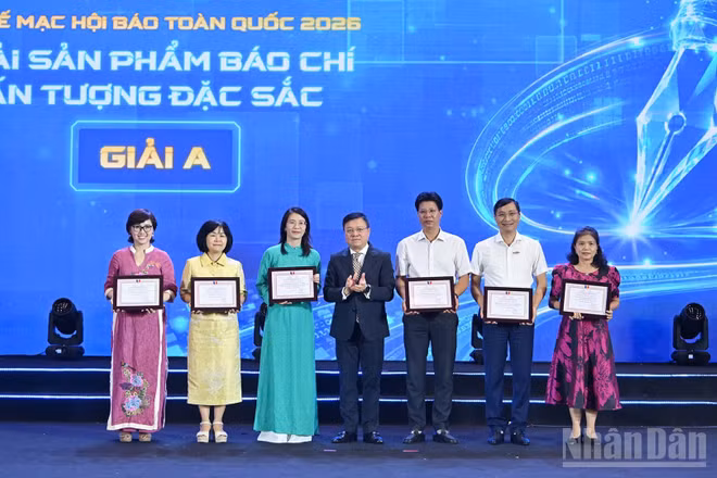 Bế mạc Hội Báo toàn quốc 2026: Báo Nhân Dân được trao 2 giải A và 1 giải B