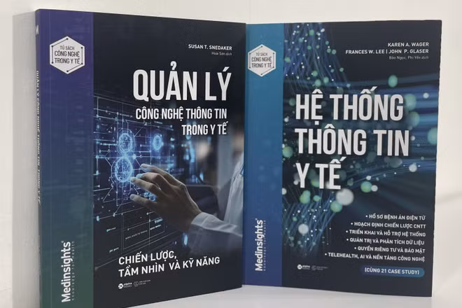Bộ sách công nghệ thông tin y tế do Nhà xuất bản Thế giới và Alpha books mới ấn hành.