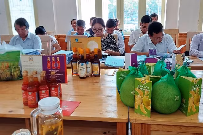 Các sản phẩm OCOP đều được đánh giá mức điểm 3 đến 4 sao.