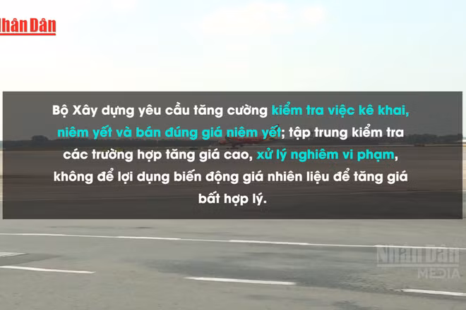 [Video] Tăng cường quản lý giá cước vận tải, không để tăng giá bất hợp lý