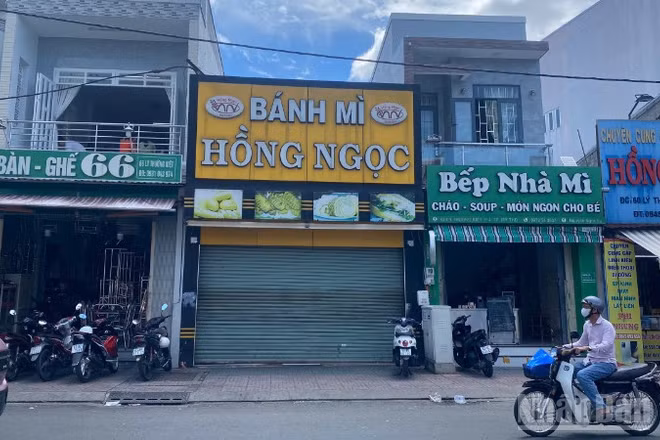 Cơ sở bánh mì Hồng Ngọc 37 tạm thời đóng cửa.