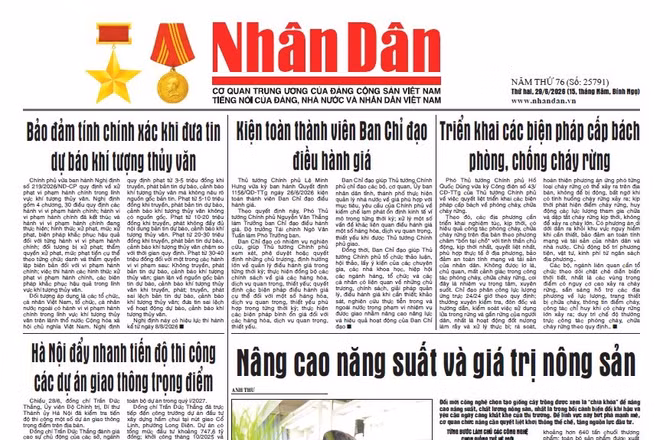 Báo Nhân Dân số 25791