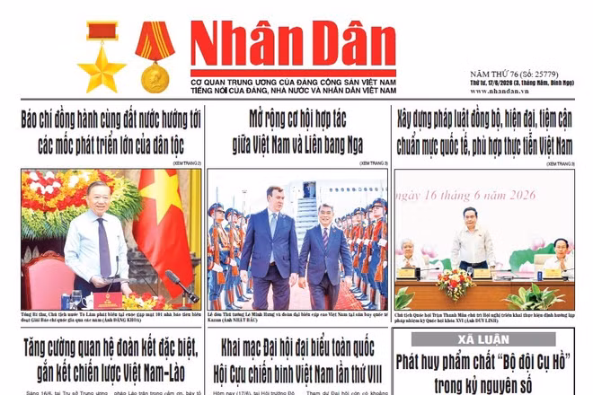 Báo Nhân Dân số 25779