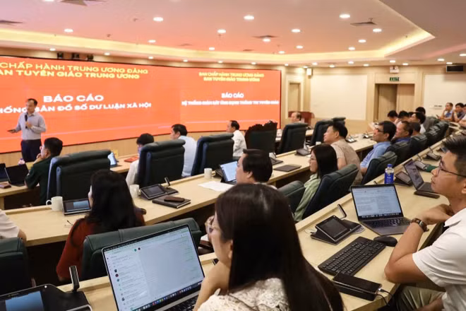 Ban Tuyên giáo Trung ương tổ chức triển khai Hệ sinh thái số nhằm đáp ứng yêu cầu tăng cường ứng dụng dữ liệu số phục vụ công tác lãnh đạo, chỉ đạo. (Ảnh: BTC) 