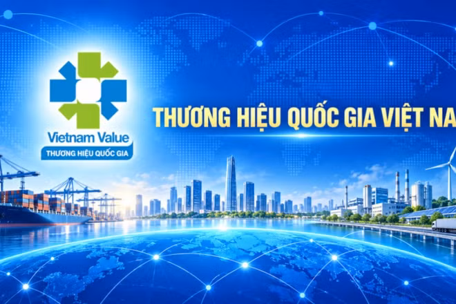 Logo Chương trình Thương hiệu quốc gia Việt Nam (Vietnam Value).