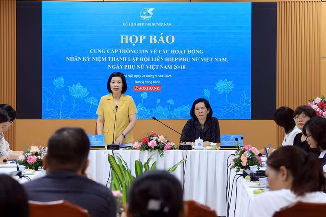 Toàn cảnh cuộc họp báo. (Ảnh: CTV)