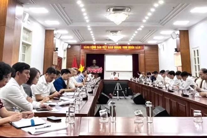 Quang cảnh cuộc họp. (Ảnh: Cục Di sản văn hóa)