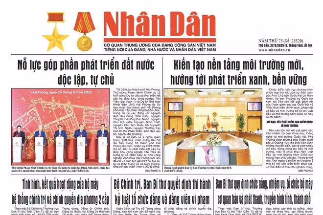 Báo Nhân Dân số 25520