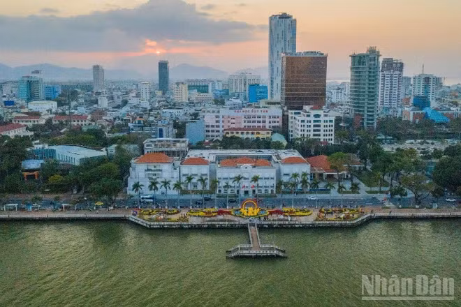 Một góc trung tâm thành phố Đà Nẵng.