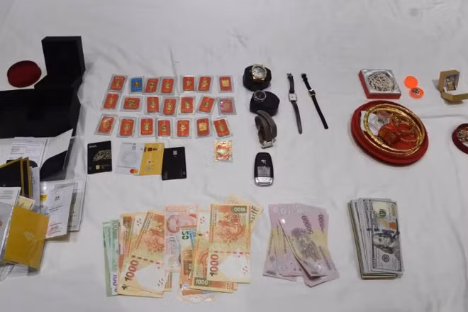 Tang vật vụ án. (Ảnh: Công an cung cấp)
