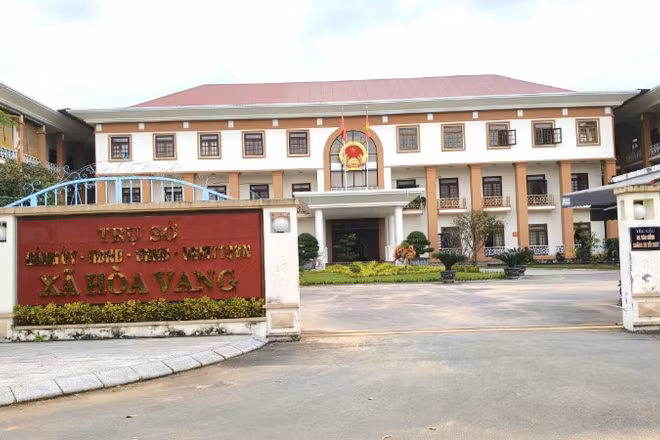 Trụ sở Ủy ban nhân dân xã Hòa Vang.