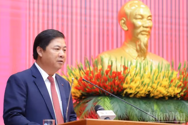 Tân Bí thư Thành ủy Đà Nẵng Lương Nguyễn Minh Triết. (Ảnh: ANH ĐÀO)