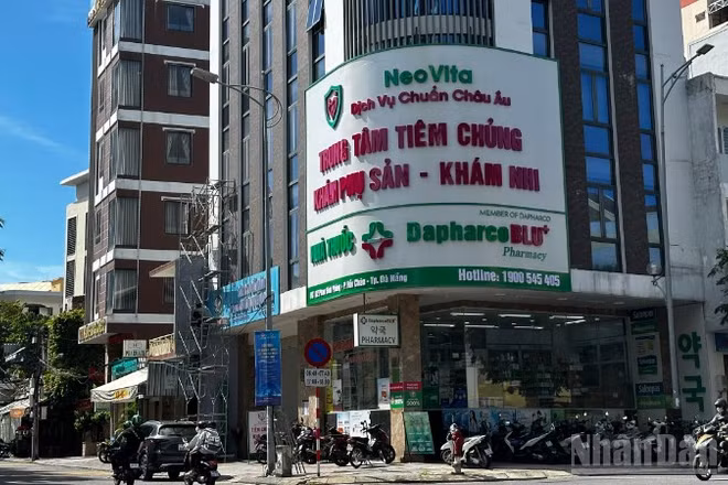 Trụ sở Công ty Cổ phần Dược-Thiết bị y tế Đà Nẵng. (Ảnh: ANH ĐÀO)