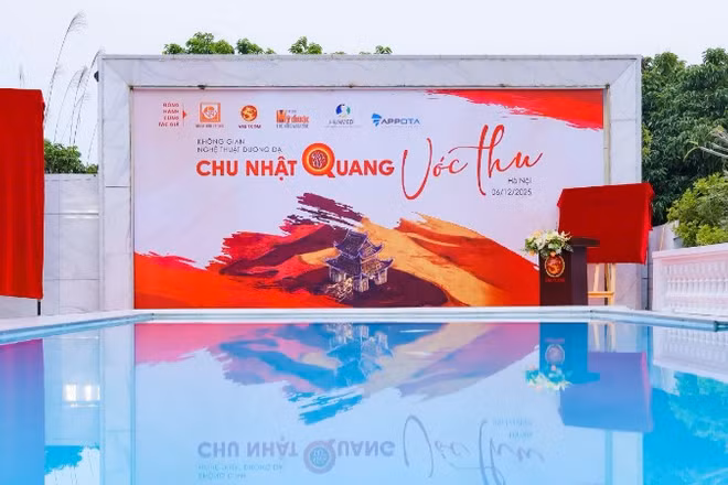 Không gian nghệ thuật đương đại mang tên “Vóc Thu” của họa sĩ Chu Nhật Quang vừa được ra mắt tại xã Kim Anh, thành phố Hà Nội.