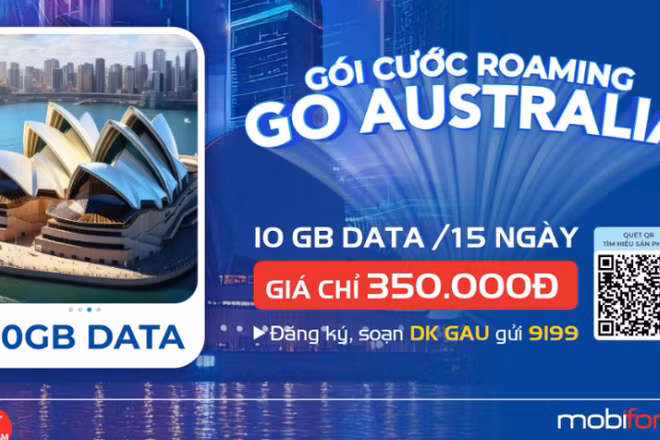 Gói cước roaming Australia của MobiFone