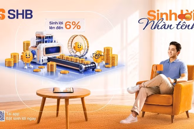 SHB ra mắt tính năng “Sinh lời nhàn tênh”, giúp khách hàng tối ưu dòng tiền nhàn rỗi, gia tăng hiệu quả sinh lời. 