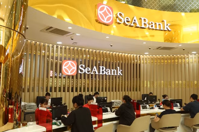 Phòng giao dịch Seabank. 