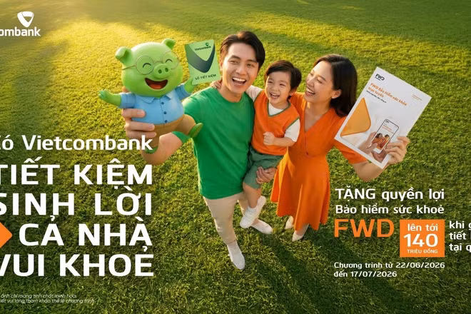 Gửi tiết kiệm, nhận thêm quyền lợi bảo hiểm sức khỏe.