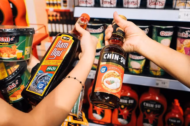 Nước mắm Nam Ngư CHINSU phục vụ nhiều phân khúc khách hàng. (Ảnh: Masan)