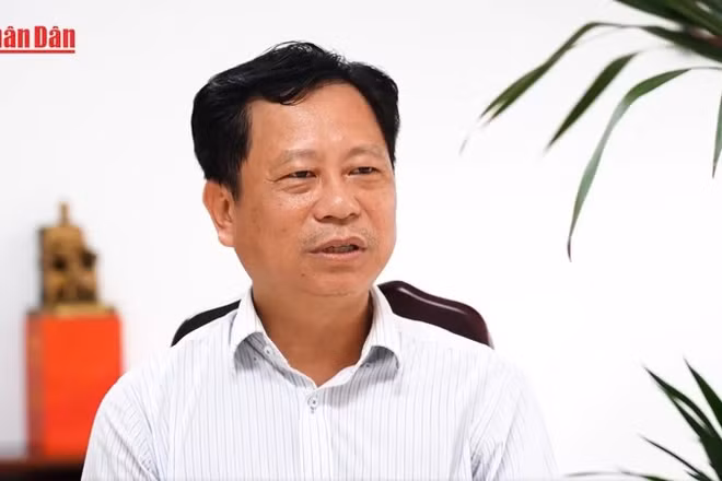Ông Phạm Văn Tùng, Viện Trưởng Viện Kỹ thuật biển, Bộ Nông nghiệp và Môi trường.