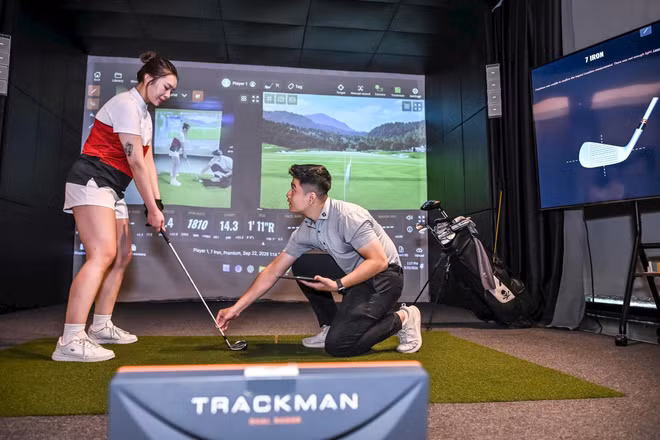 Công nghệ TrackMan thay đổi hoàn toàn tư duy huấn luyện, sang áp dụng khoa học dữ liệu. Ảnh: Thành Đạt