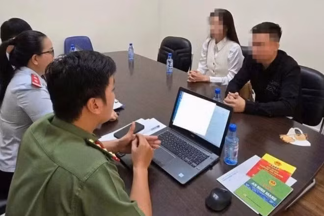 Cơ quan chức năng xử lý cá nhân có hành vi phát ngôn lệch chuẩn trên không gian mạng. (Ảnh: Cơ quan chức năng cung cấp)