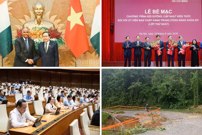 Tin nổi bật ngày 23/8: Chủ tịch Quốc hội Trần Thanh Mẫn hội đàm với Chủ tịch Quốc hội Bờ Biển Ngà Patrick Achi; Bế mạc Chương trình bồi dưỡng, cập nhật kiến thức đối với Ủy viên Trung ương Đảng khóa XIV