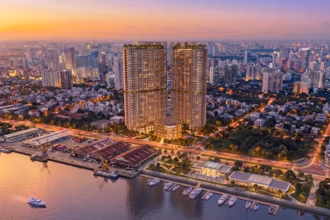 Phối cảnh dự án Lancaster Lincoln bên sông Sài Gòn. (Ảnh: CTV)