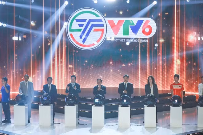 Các đại biểu tại lễ ra mắt kênh thể thao VTV6