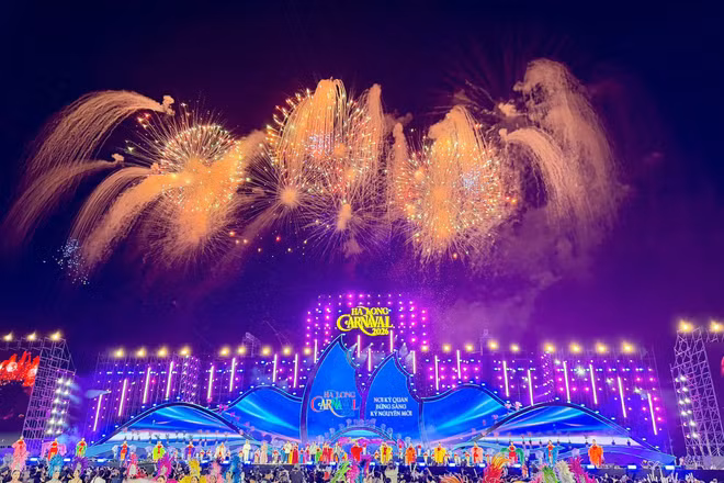 Một tiết mục tại Carnaval Hạ Long 2026.