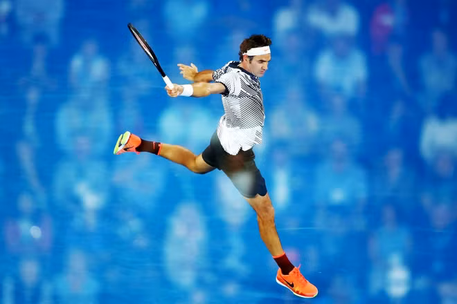 Phong cách đẹp nhưng dữ dội là lý do Roger Federer trở nên độc nhất vô nhị. Nguồn | Australian Open