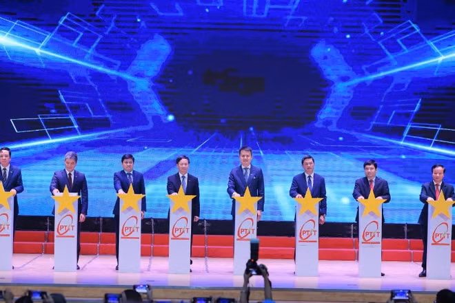 Lễ bấm nút Liên minh Hợp tác Sở hữu trí tuệ và đổi mới sáng tạo.