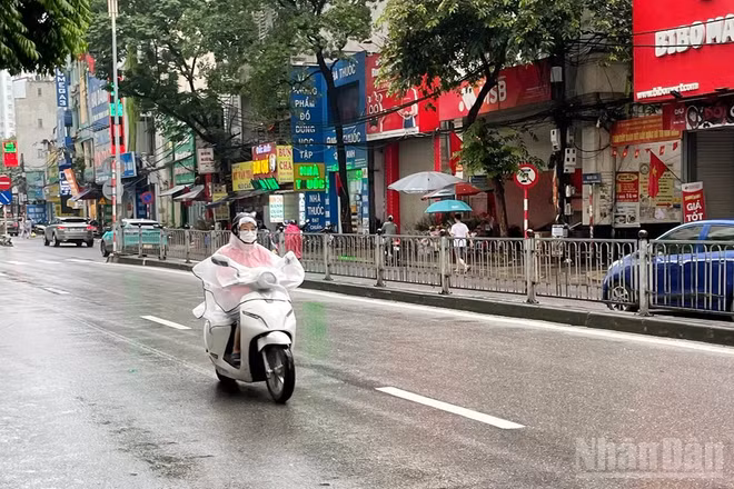 Khu vực Hà Nội có mưa và mưa nhỏ rải rác, từ đêm nay trời rét. (Ảnh minh họa: Đ.T)