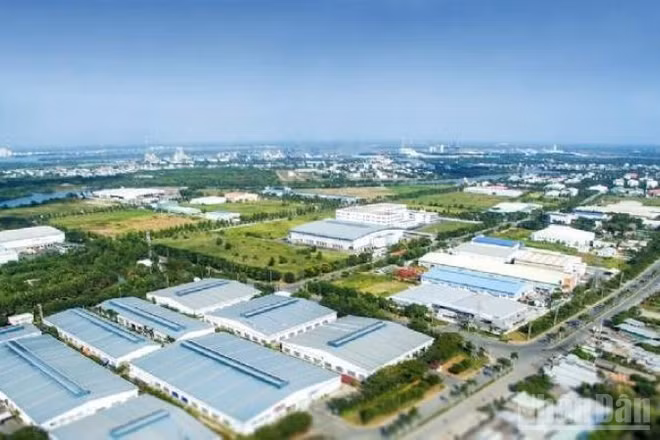 Mô hình các khu công nghiệp xanh ngày càng phổ biến. (Ảnh: PV)