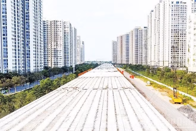 Dự án Vành đai 3 Thành phố Hồ Chí Minh là khớp nối quan trọng kết nối khu vực trung tâm với các vệ tinh công nghiệp chung quanh. (Ảnh: Báo Nhân Dân)