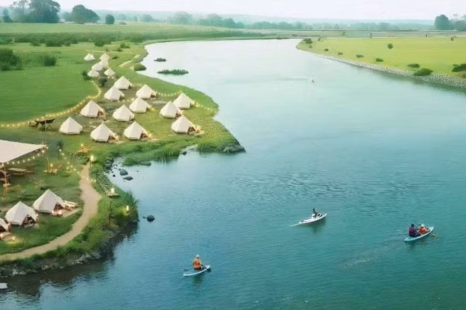 Cảnh quan thiên nhiên là lợi thế lớn để Đa Phúc phát triển du lịch xanh.