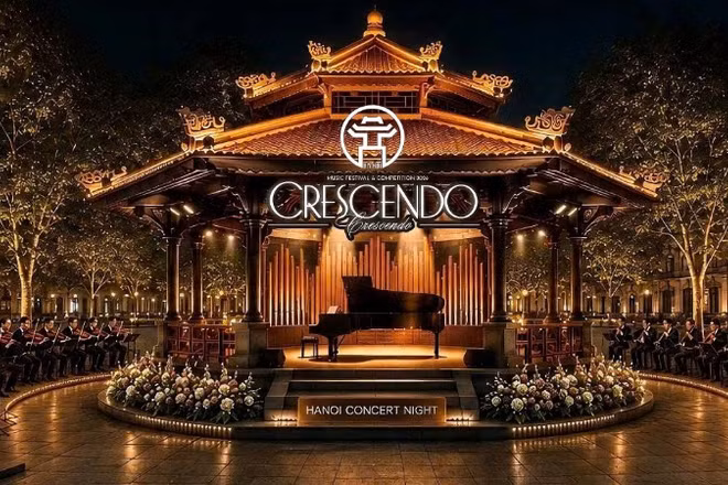 Nhà Bát giác sẽ là không gian diễn ra đêm nhạc giao hưởng.